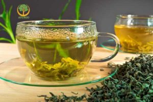 Green tea for intermittent fasting