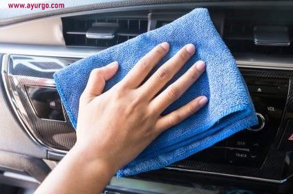 germs on car dashboard