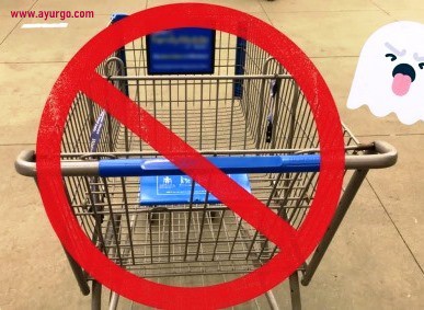 germs on shopping cart